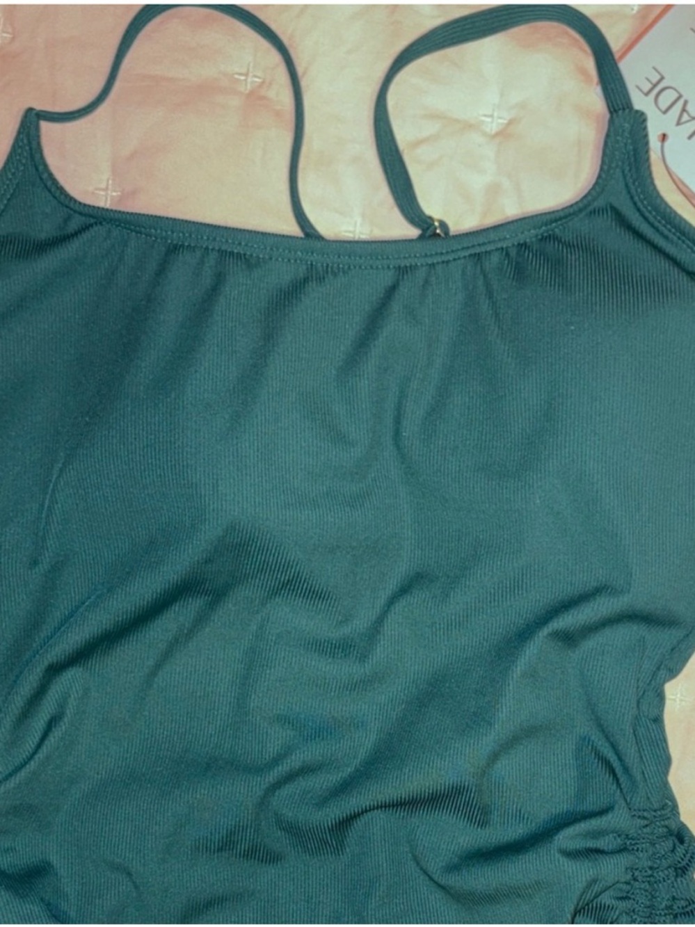 Shade & Shore swimsuit with Ribbed fabric, size medium, New
